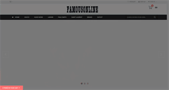 Desktop Screenshot of famous-online.com