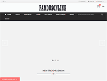 Tablet Screenshot of famous-online.com